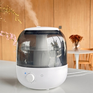 Humidificateur d'air ultrasonique portable de haute qualité pour la maison, lumière LED 7 couleurs, brume fraîche intelligente, diffuseur d'huiles essentielles, chambre de bébé - Product Image 1