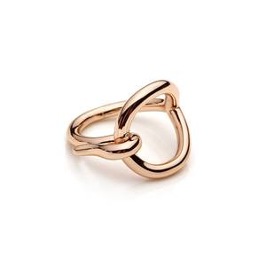 Round heart-shaped knot silk <b>ring</b> brooch for women and girls, simple geometric fashion chic shawl scarf buckle <b>clip</b> - Product Image 5