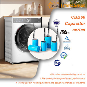 ตัวเก็บประจุแบบฟิล์มบางโพรพิลีนสำหรับสตาร์ท CBB60พัดลมไฟฟ้าอเนกประสงค์ชนิดแห้ง - Product Image 3