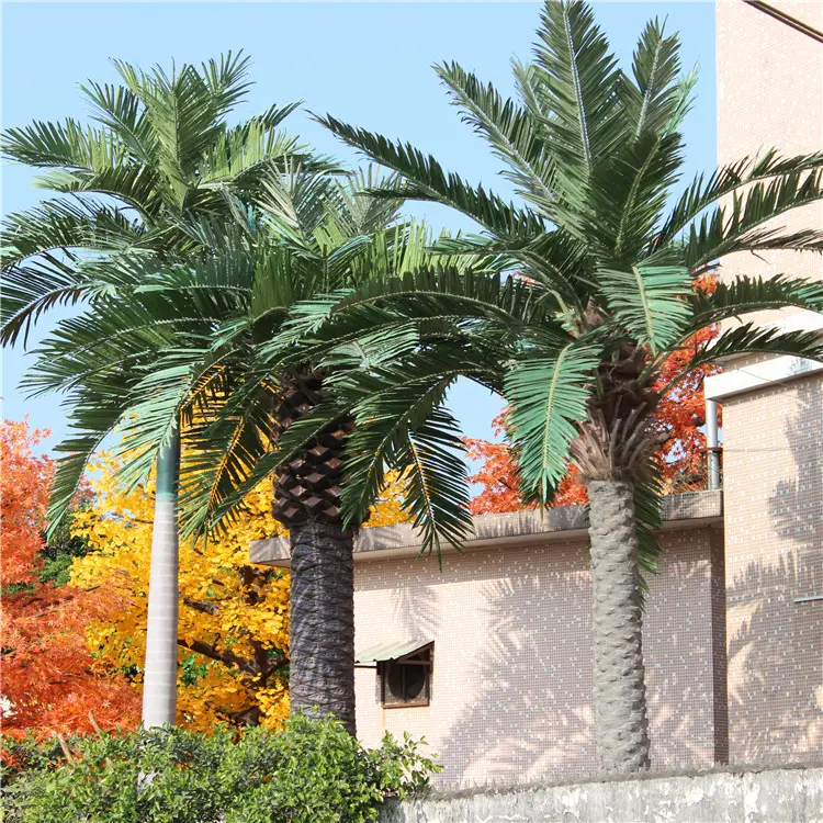 YRYZ8 simülasyon büyük sahte bitki 3/4/5/6/7/8 metre yüksek açık büyük yapay hindistan cevizi palmiye ağacı ev bahçe kıyı dekor için