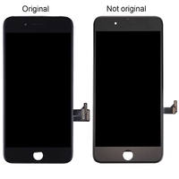 Layar LCD asli untuk iPhone 7 Plus dengan Digitizer rakitan penuh Ponsel perbaikan harga pabrik suku cadang ponsel