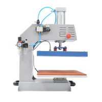 Presse à chaud pneumatique automatique T-shirt machine de transfert de chaleur vêtements numérique 38*38 plat repassage presse à chaud machine