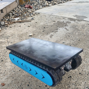 Khả năng cơ động cao điện điều khiển từ xa theo dõi <span class=keywords><strong>Chassis</strong></span> 360 độ xoay không gian hẹp nhỏ QUAY 1t tải công suất - Product Image 6