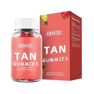סיטונאי חם למכירה עצמית <span class=keywords><strong>tanning</strong></span> gummies tan activator ו tummy עבור שחור יפה עושה את העור ממתקים שחור מתוק - Product Image 2