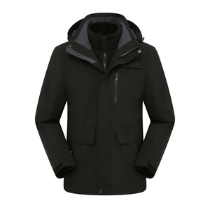 Veste imperméable 3-en-1 OEM pour hommes et femmes randonnée et camping en plein air, veste à capuche d'hiver - Product Image 4