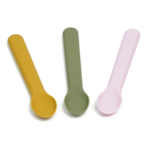 Mini cuillère de sevrage en silicone Bpa gratuite à partir de 6 mois pour bébé ensemble de cuillères en silicone pour l'apprentissage de la première alimentation pour les tout-petits - Product Image 4