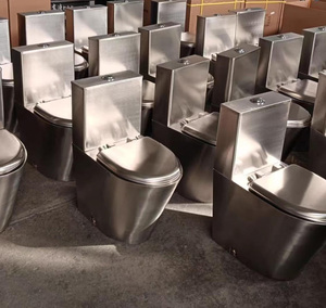 Hiện đại thép không gỉ một mảnh nhà vệ sinh P-trap <span class=keywords><strong>Made</strong></span> Trung Quốc cho đô thị nhà bệnh viện khách sạn nhà vệ sinh thiết kế bể nước bìa loại bỏ - Product Image 6