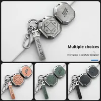 Étui à clés vintage en alliage de zinc pour Jetour Traveler 2024, modèle Chery Jetour T2, accessoires de modification pour Jietu Traveler Chine