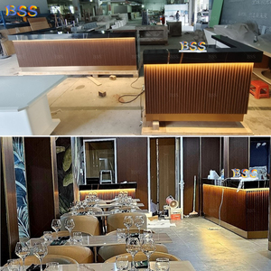Comptoir de <span class=keywords><strong>bar</strong></span> en forme de L pour club, commerce, intérieur moderne, café, design de comptoir, meilleur comptoir de <span class=keywords><strong>bar</strong></span> en marbre noir pour hôtel, restaurant - Product Image 6
