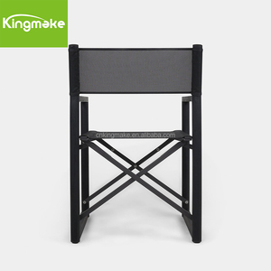 Chaise d'extérieur pliante moderne noire pour hôtel, bistro, café, terrasse, meubles de patio, chaises de jardin - Product Image 2