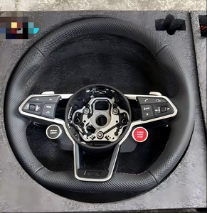Volant de direction en fibre de carbone LED style sport noir pour R8 <span class=keywords><strong>2017</strong></span> 2020 2021 2022 2023 2024, personnalisable - Product Image 2