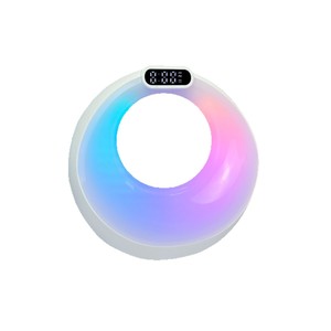 Reproductor de música MP3 portátil LED RGB Alarma Inalámbrico Manos libres Subwoofer Altavoz de graves 5W Potencia de salida Gabinete de plástico Fuente de CC - Product Image 1