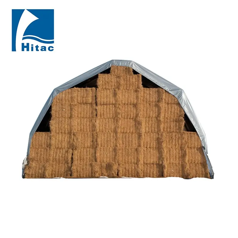 अच्छी गुणवत्ता और सबसे अच्छी कीमत windproof निविड़ अंधकार दौर गठरी पुआल घास tarps कवर