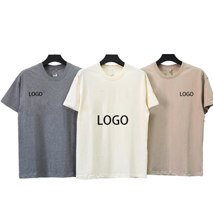 Camiseta de gran tamaño de algodón 100% de alta calidad para hombre, camiseta en blanco con estampado de gran tamaño y hombros caídos con logotipo personalizado - Product Image 1