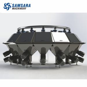 Aditivos automáticos dosando o equipamento do sistema 7 componentes do pó plástico do pvc ponderando dosando e misturando o sistema - Product Image 1