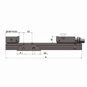 Tornillo de Banco Modular con Mordazas Deslizantes 33.400.01mm 60mm de Longitud Herramienta de Mecanizado de Precisión - Product Image 2