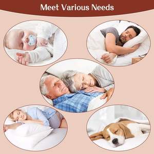 Sábana Ajustable Acolchada Impermeable de 300 Hilos, Gruesa, Estampada, de Punto, con <span class=keywords><strong>Barrera</strong></span> Contra Orina, Suciedad y Ácaros del Polvo - Product Image 3