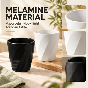 Gobelet réutilisable en plastique empilable, design torsadé, en PP épaissi, pour la maison, les restaurants, les hôtels, la salle de bain, les jus et les fêtes - Product Image 5