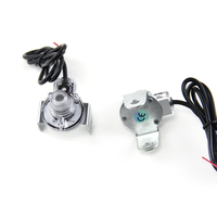 Lampe de projection LED 12V haute luminosité avec flèche, clignotant de moto, jaune avec projection de flèche, feu de signalisation d'avertissement