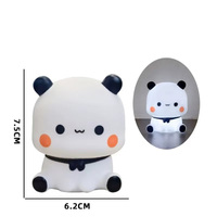 Lampe de nuit Panda Bubu et Dudu, lampe mignonne, décoration de chambre à coucher, ornement