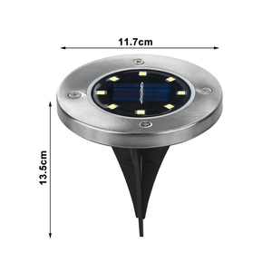 8 LED de la noche de seguridad con energía Solar jardín luz subterránea por vía de planta Solar las luces - Product Image 3