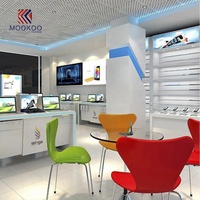 Étagères d'affichage pour kiosque informatique pour la décoration de magasin pour les accessoires numériques pour vitrine