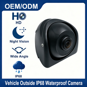 Caméra de <span class=keywords><strong>Surveillance</strong></span> Industrielle Robuste pour Véhicule de Chantier avec Boîtier Métallique, Vision Nocturne Starlight 720P AHD, IP68, pour OEM - Product Image 1