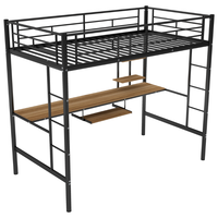 Meubles de chambre à coucher, lit superposé en fer, ensembles de lits mezzanine pour étudiants à vendre, lits en métal modernes pour enfants, taille reine, taille king, meubles de maison CJP