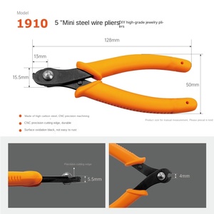 Meijialong (MJL) Mini <span class=keywords><strong>pinzas</strong></span> <span class=keywords><strong>de</strong></span> <span class=keywords><strong>alambre</strong></span> <span class=keywords><strong>Cortar</strong></span> fácilmente Pila <span class=keywords><strong>de</strong></span> cobre <span class=keywords><strong>Alambre</strong></span> <span class=keywords><strong>de</strong></span> memoria Agarre suave Mango <span class=keywords><strong>de</strong></span> plástico Sistema <span class=keywords><strong>de</strong></span> medición métrica <span class=keywords><strong>Acero</strong></span> - Product Image 6