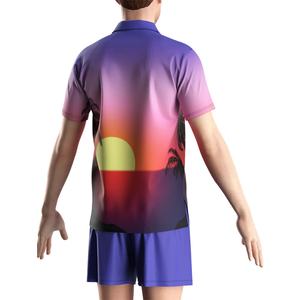 Camisa Hawaiana Vintage 2025 con Estampado Personalizado para Hombre, de Secado Rápido, con Botones, Diseño Floral, para Playa, Transpirable, Antiarrugas, ODM - Product Image 6