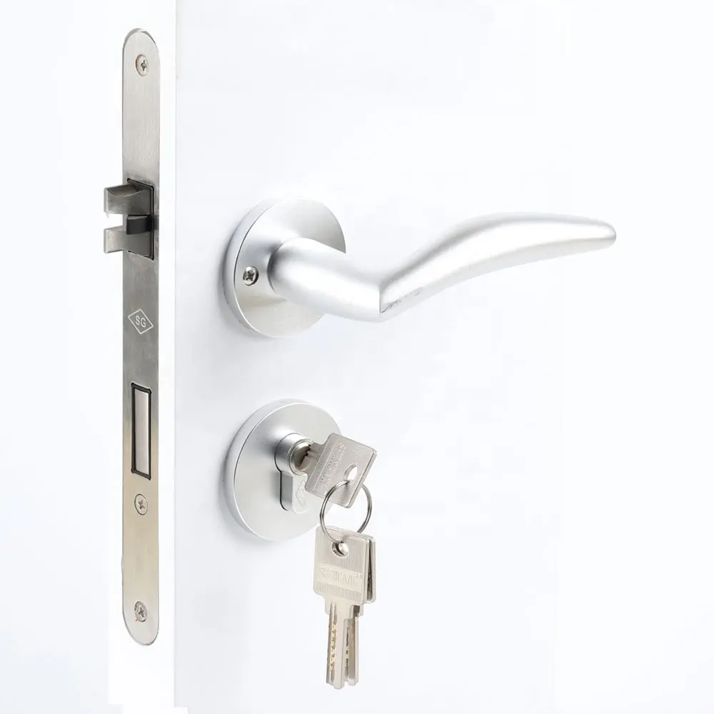 Modern circular lever handle JAPAN design interior door privacy door lock