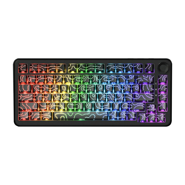 Ajazz AK820 Max Ultra Magnetic Switch Keyboard 3Mode Dual 8K 0.01mmRT 8000mAh with Knob for Amazon/shopify/Ebay/AliExpress