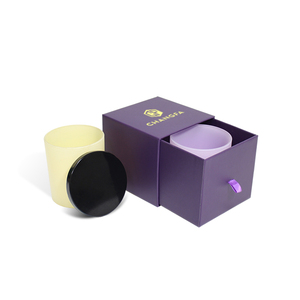 Caja de medio papel personalizada ecológica, cierre de cinta, diseño de ilustración Floral para velas de vacaciones, embalaje de regalo con esponja - Product Image 5