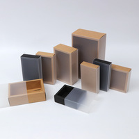 Boîtes en papier kraft pour emballage de produits de petite taille, personnalisables avec logo, recyclables, pour thé, savon, cosmétiques, tiroirs, sous-vêtements, chaussettes, cadeaux