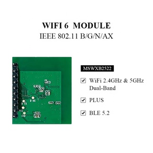 Mới Wi-Fi 6 BLE 5.2 Combo mô-đun băng tần kép 2.4GHz 5GHz <span class=keywords><strong>802.11</strong></span> AX mswxb2522 hiệu suất cao mô-đun không dây - Product Image 2