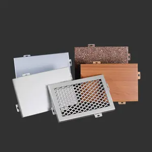 Solid panel tiles exterior materials supply wholesale price external cladding wall caddling aluminum sheets