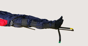 Material de aleación de aluminio de férula de tracción de pierna directa de fábrica de alta calidad para rescate de hospitales y EMS - Product Image 6