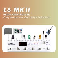 Pédale de contrôleur multi-effets pour guitare et basse MOOER L6 MKII avec commutateur - Fabriqué en Chine