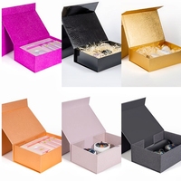 Boîte pliante avec logo personnalisé, boîte en papier holographique de luxe, coffret cosmétique, emballage cadeau, emballage de luxe pour soins de la peau, boîtes magnétiques