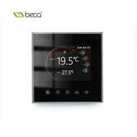 Termostato inteligente WiFi con pantalla táctil LCD Nest Compatible Programable HVAC Android Apple IOS Aplicación de calentamiento de agua para el hogar