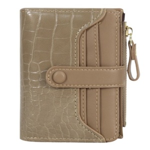 New Fashion Candy Pattern Luxury Unisex Slim Extra Thin Zipper Closure <b>Small</b> Wallet - Product Image 5