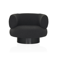 Fauteuil pivotant de salon d'intérieur sur mesure de haute qualité, vente directe usine