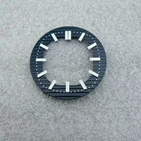 Nouveau cadran à index en forme de bâton creux PP Nautilus avec luminescence verte, diamètre du cadran : 30,5 mm, compatible avec les mouvements NH70 / NH38