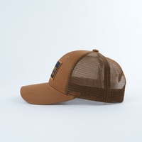 Casquettes de camionneur structurées à 6 panneaux, couleur personnalisée et logo brodé, visière incurvée, en coton, unisexe, casquettes de sport