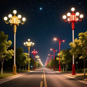 โคมไฟจีน LED กลางแจ้ง 8.6 ม. รูปทรงแมกโนเลีย เสาสูง สำหรับตกแต่งภูมิทัศน์ ความสว่างสูง 3.2V IP65 รับประกัน 10 ปี 5000K พร้อมเซ็นเซอร์ตรวจจับความเคลื่อนไหว - Product Image 4