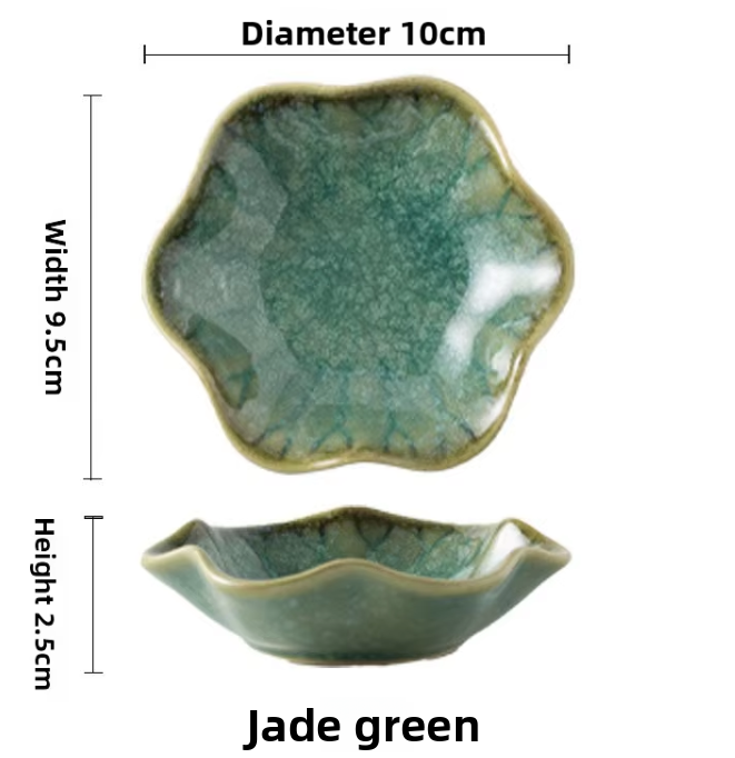 Wave Edge - Glazed Variation Blue Bowl