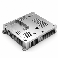 Boîtier de dissipateur thermique en aluminium 6061 CNC sur mesure pour module de contrôle électronique industriel, fabriqué en Chine