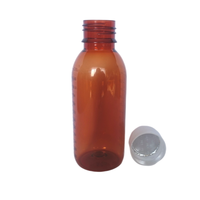 Bouteille en PET liquide orale 120ML pour sirop de jus d'eau avec bouchon à vis pompe pulvérisateur fabricant en gros
