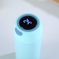 Cadeau tendance 2024 : Tasse à café réutilisable en acier inoxydable, gourde intelligente avec affichage de l'eau, thermos isotherme et chauffe-mains