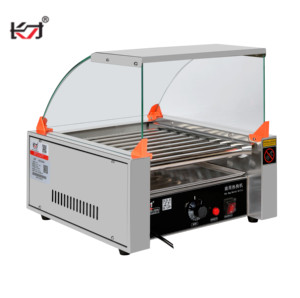Commercio all'ingrosso due strati di salsiccia griglia Hot Dog calda macchina <span class=keywords><strong>Hamburger</strong></span> più caldo Display commerciale Hot Dog macchina a vapore - Product Image 5